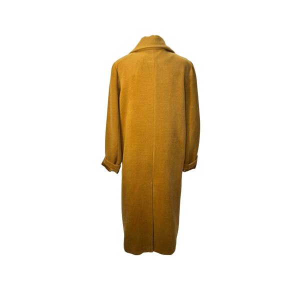 Camel Longline Over Coat Women’s Medium Minimalist Quiet Luxury 90s Old Money - Picture 3 of 16